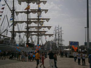 Entre los días 27 y 31 de Julio tuvo lugar en Cádiz la Tall Ships 2016, que contó con la participación de un gran número de grandes veleros.